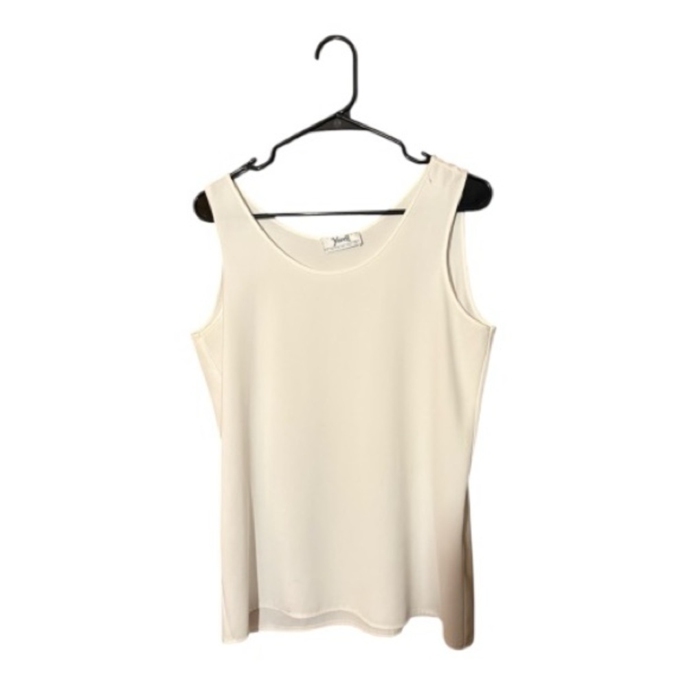 Yarell White Sleeveless Blouse (Size US 8 / EU 38)
